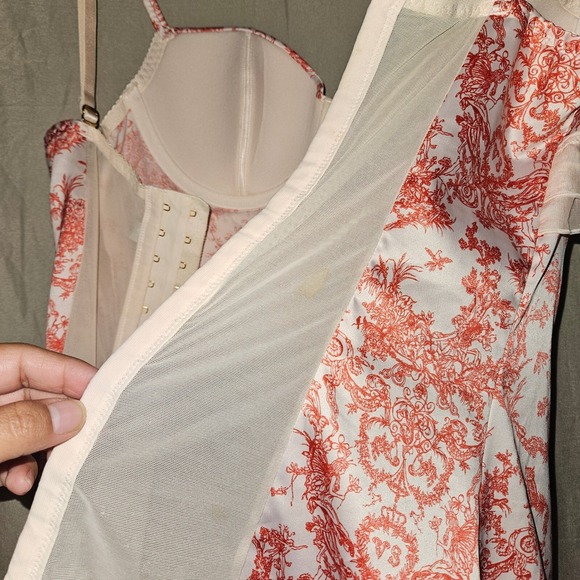 Victoria's Secret Lingerie Toile de Jouy Bustier Corset Lingerie - Picture 3 of 9